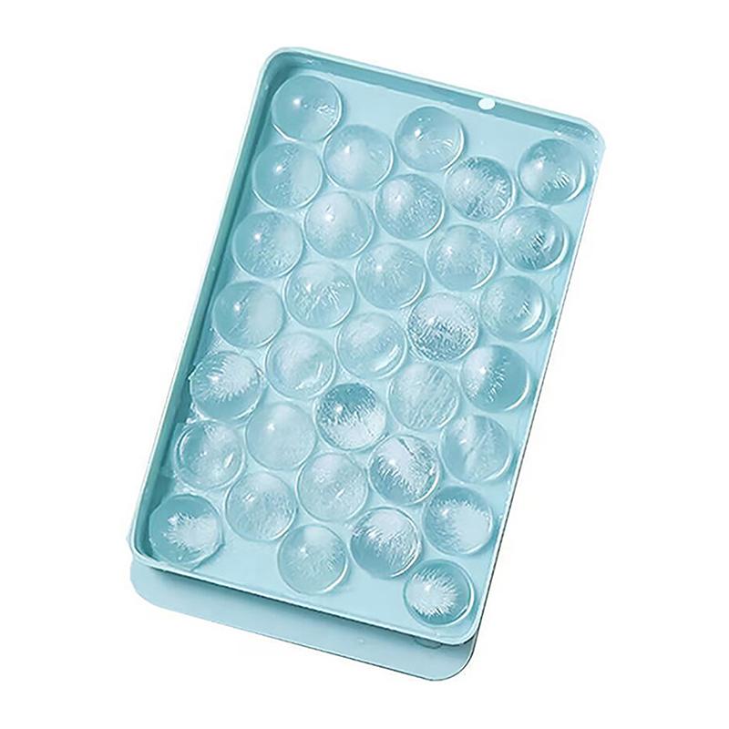 3D круглый лоток для кубиков льда с крышкой, пластиковая форма для льда в ромбовидном стиле, сферические формы для холодильника «сделай сам», машина для изготовления ледяных шаров, кухонные инструменты