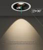 OSRAM Aluminum COB Wall Washer: High-Brightness Ra95 Recessed LED Ceiling Light