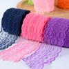 Beautiful 10 Meter Lace Ribbon Tape Width 45MM Trim Fabric DIY Embroidered Net Cord for Sewing Decoration African Lace Fabric
