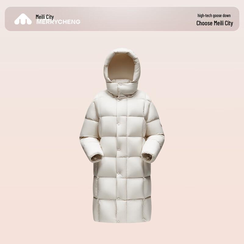 Женская длинная парка из гусиного пуха Meili City