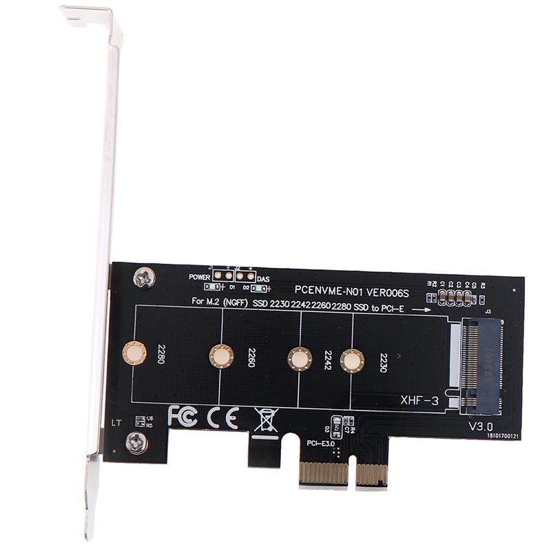 Pcie To M2 Adapter Pci Express 3.0 X1 To Nvme Ssd Adapter Support 2230 2242 2260