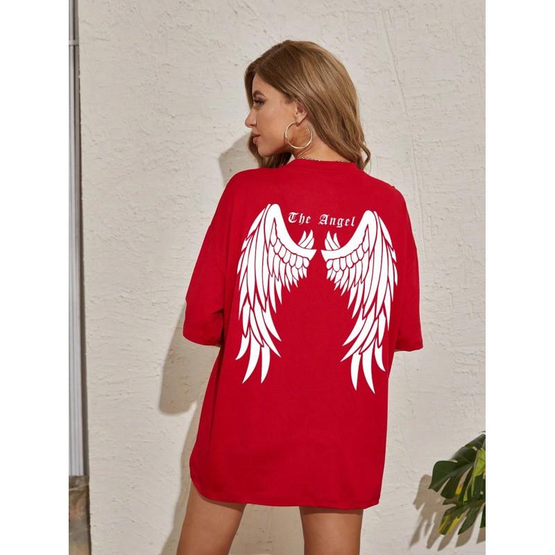 Unisex Loose Fit Cotton Graphic Tee Streetwear Gothic Anime Print Short Sleeve T-Shirt Teens