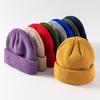 Women's Hat Knitted Hat Winter Hat Melon Hat Solid Color Versatile Dome Wool Hat