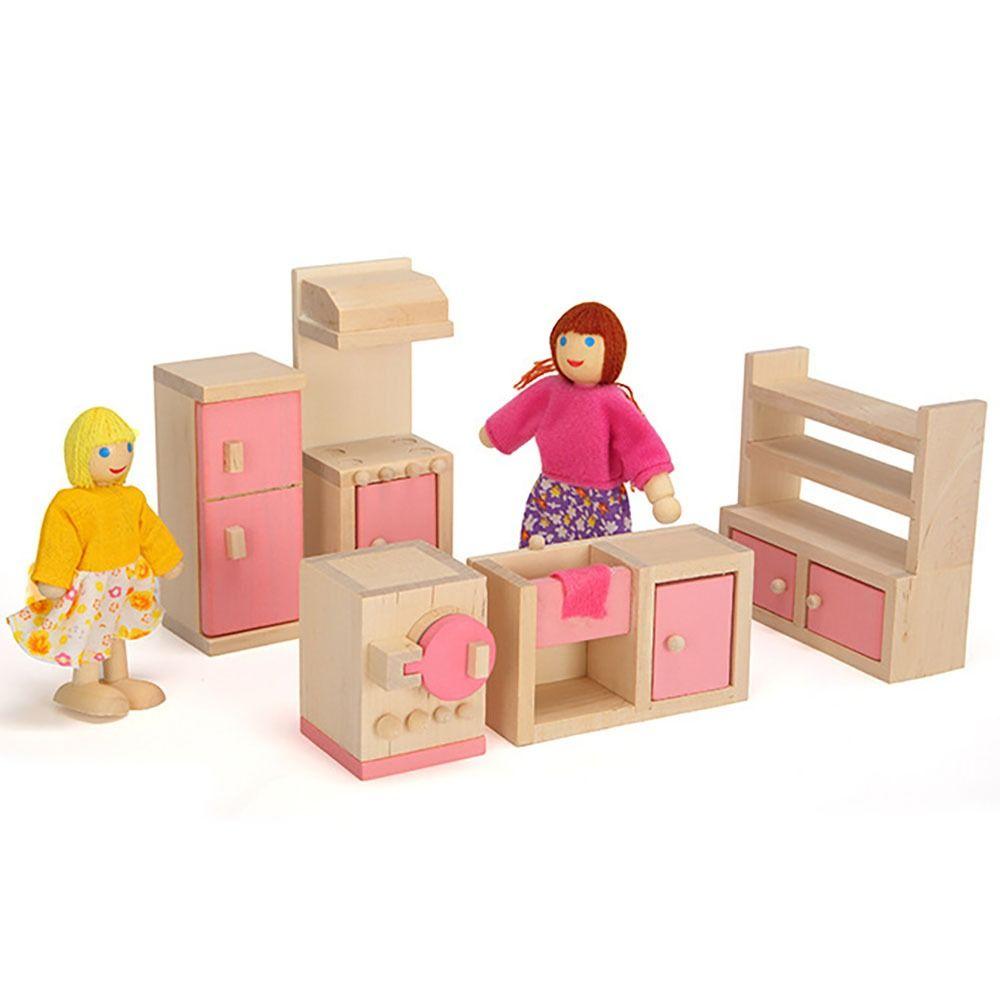 Разноцветные куклы-люди, семья, деревянная кукла, игрушка, набор фигурок, кукольный домик
