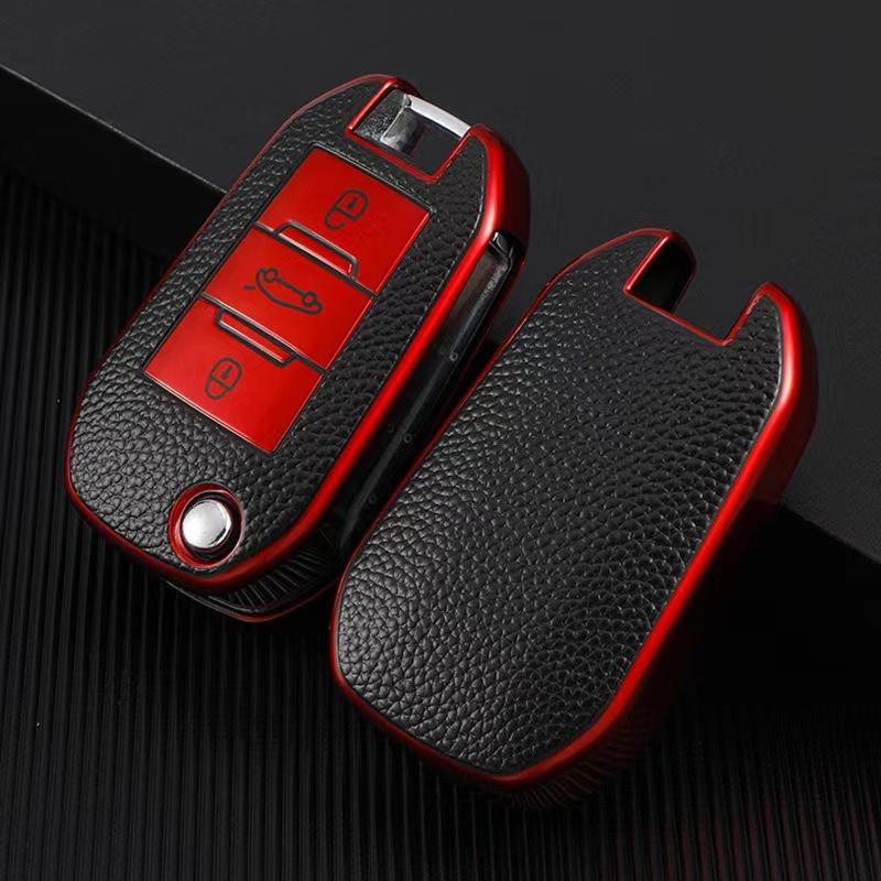 Чехол-раскладушка из ТПУ для автомобильного ключа для Peugeot 208 3008 308 508 408 2008 307 4008 для Citroen C4 C3 C6 CACTUS C8 аксессуары