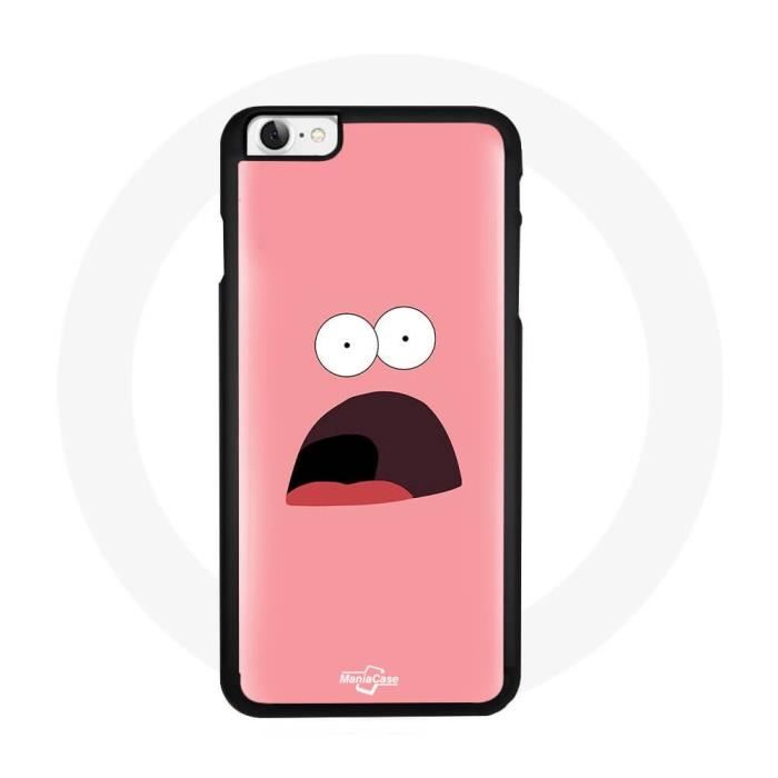 Coque - Surprised Patrick - Iphone 5 - Souple - Rose - Enfant/Mixte