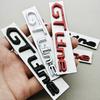 OQUP8 3D Metal Chrome Logo GT Line Emblem Badge For Peugeot 2008 301 307 308 408 3008 508 208 Car Rear Trunk Fender Styling Decoration