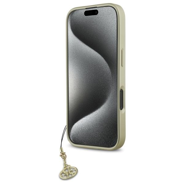Guess Guhcp16Xgf4Ggr iPhone 16 Pro Max 6.9 Черный/Black Жесткий чехол 4G Коллекция брелоков