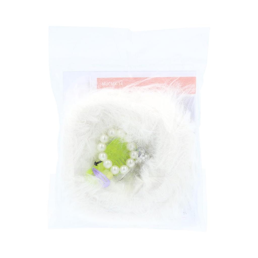 Киёхара (КИЁХАРА) Набор для изготовления кук-кротов Кролик-крот с бьющимся сердцем Мальтийский W Белый с рецептом MUCMK-14