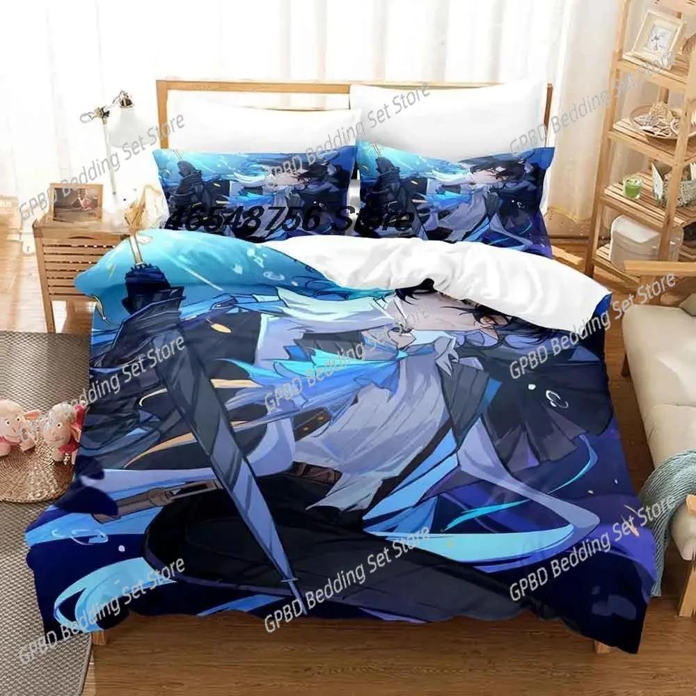 Comforter 3D Printing Game Arknights Bedding Set Bedroom Soft Modern S Comefortable Kids And