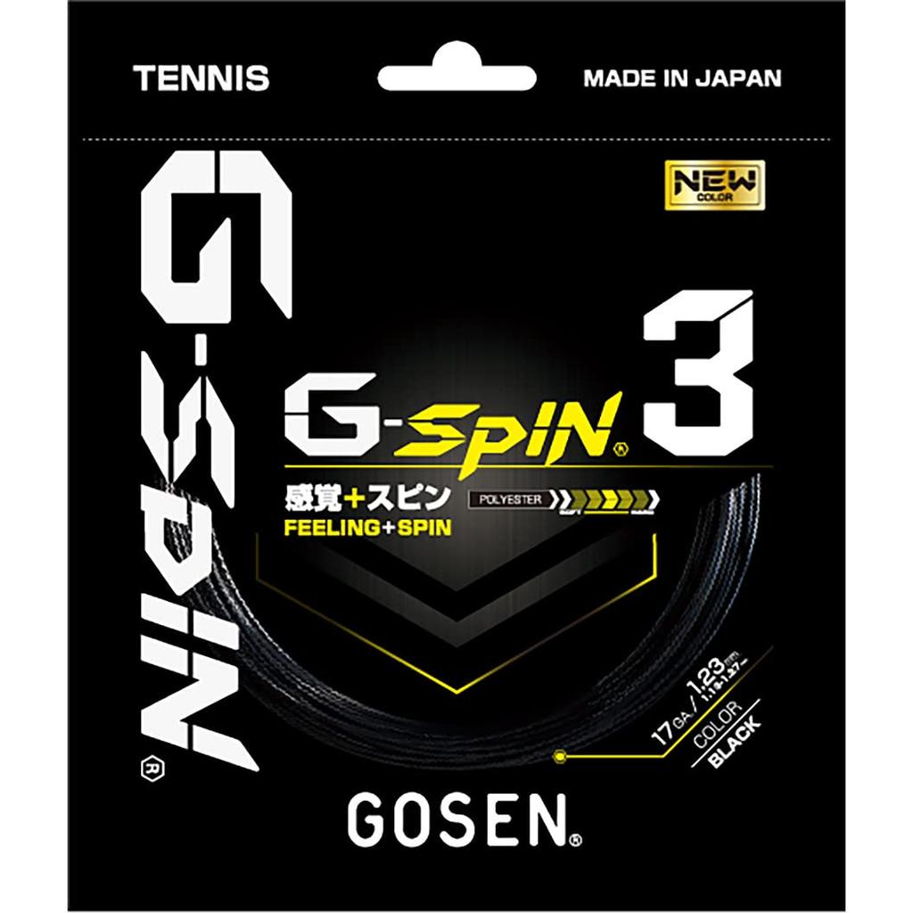 GOSEN G-SPIN3 16L tennis string single roll TSGS30