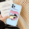 Cartoon Barbapapa Phone Case For iPhone 14 13 12 Mini 11 Pro XS Max X XR SE 6 7 8 Plus Soft Silicone Cover