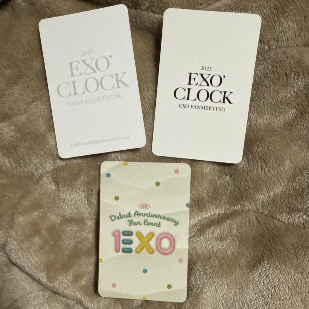 [USED] Exo Trading Card Suho Set of 3