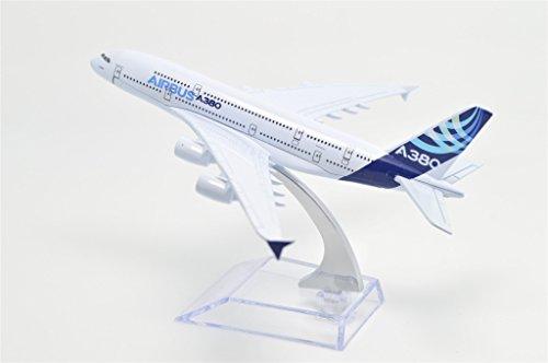 Династия Тан 1/400 16см Airbus A380 Металлическая модель самолета Игрушка