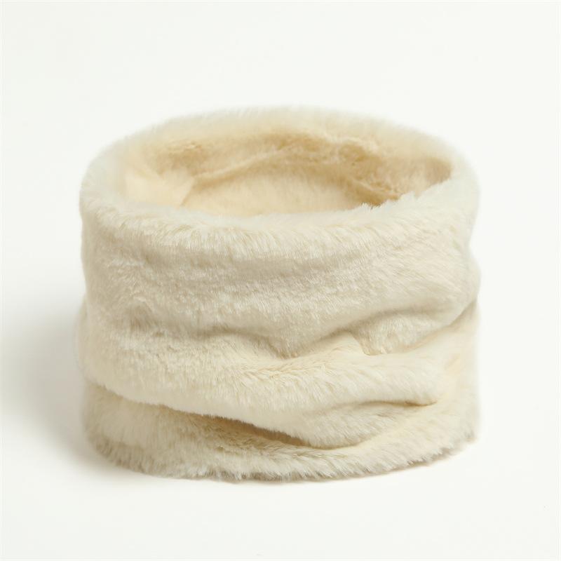 Imitation Rabbit Fur Scarf, Men'S And Women'S Warmth, Cervical Spine Pullover, Neck Cover, Versatile Solid Color Mask, Scarf