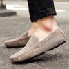 Men Loafers Casual Boat Shoes Handmade Footwear Breathable Suede Shoes Men Elegantes Leisure Walk Moccasins Slip On Mens Shoes