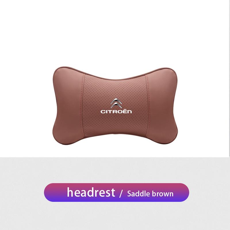 1Pcs Car Seat Headrest Auto Logo Neck Pillow For Citroen C6 C4 2CV VTS DS3 DS4 DS5 RD3 Cross Berlingo Xsara Grand Picasso Jumper ajo256