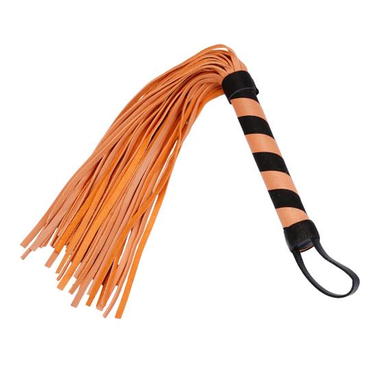 Хлыст-флоггер из искусственной кожи с ручкой из натурального дерева, хлыст для взрослых, хлыст для ролевых игр, аксессуар для косплея для пар