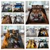 2023 New Style Bedding Sets Cool Pattern Bedclothes Tiger Print Duvet Cover Microfiber Quilt Cover King Size Stylish Bedroom Decor