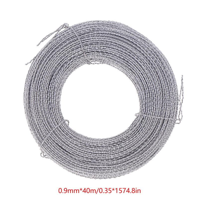 Комплект пломбировочных пряжек для электросчетчика Широко используется Железная нить Пломбировочный провод Двужильный 40 м/рулон