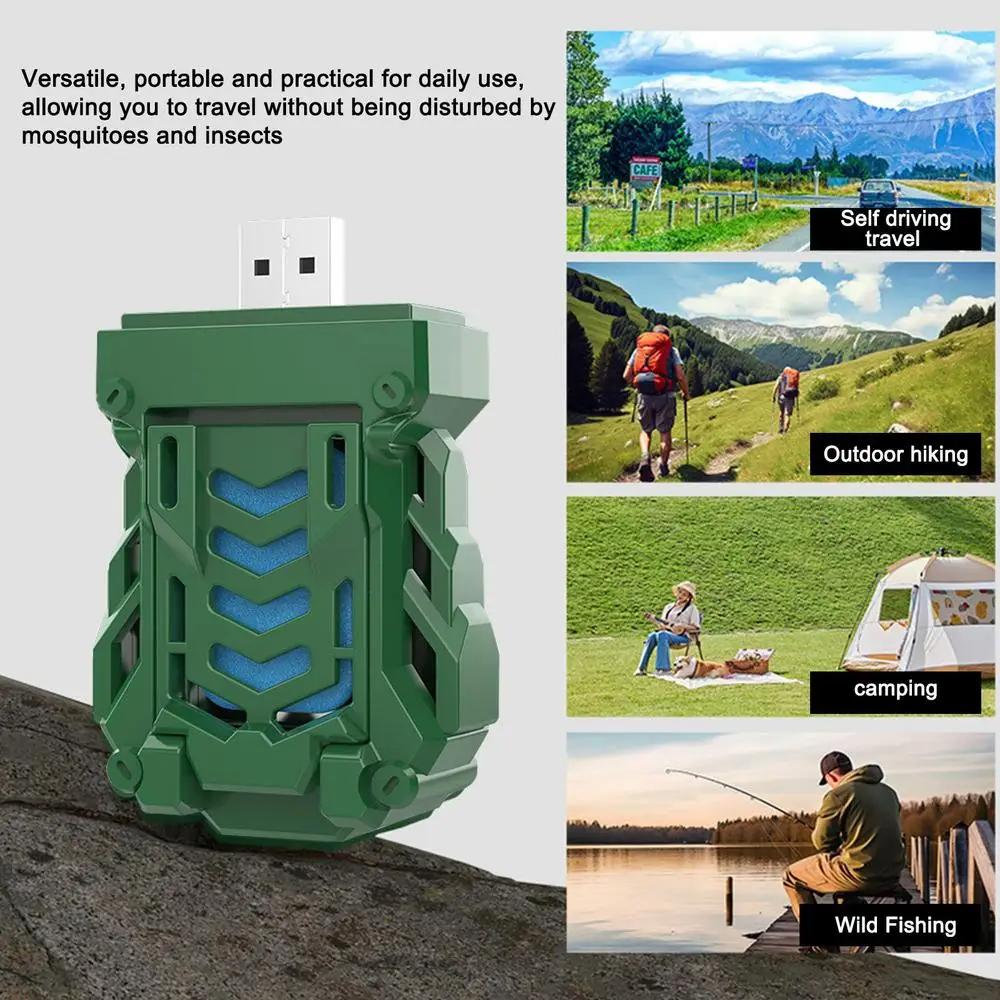 Электрический репеллент от комаров беспроводной убийца комаров антимоскитный кемпинг домашний портативный USB перезаряжаемый