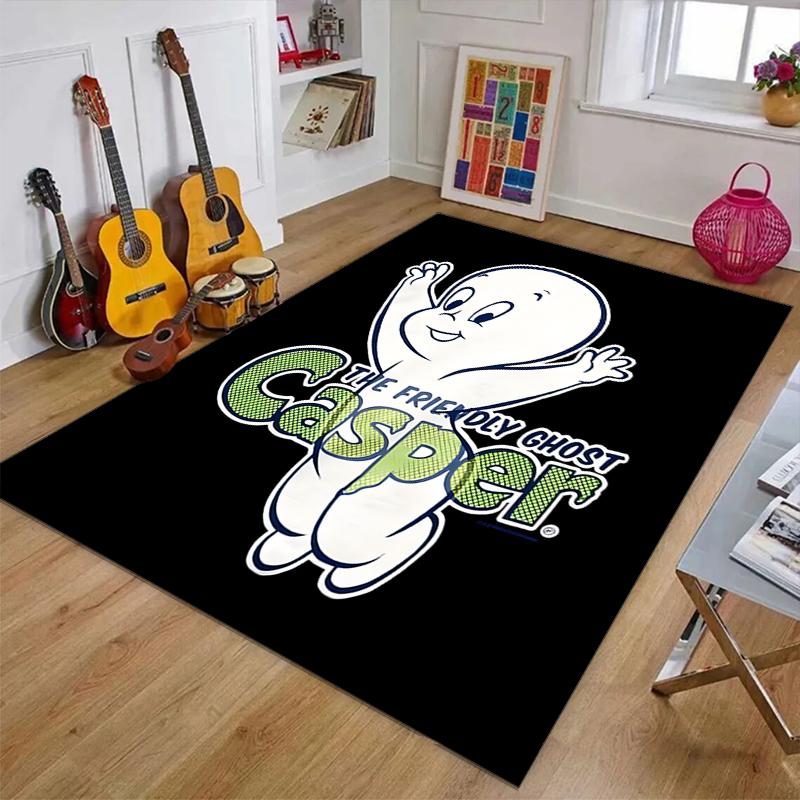 1pc Casper5 Design Printed Area Rug Carpet for Bedroom Living Room Home Decor Rugs Mat Non Slip Mat Rug for Bedside
