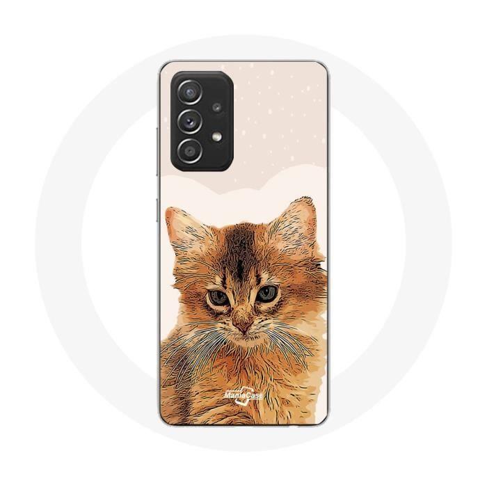 Coque pour Samsung Galaxy A52 Somali Race de chats