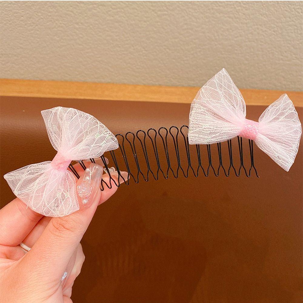 Teeth U Shape Hair Styling Comb Spring Invisible Extra Hair Holder Sweet Children