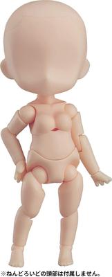 Good Smile Company Кукла-нендороид SMILE, архетип, пластиковая раскрашенная подвижная фигурка для перепродажи (ХОРОШАЯ КОМПАНИЯ) 1.1 Женщина[крем] Немасштабируемая