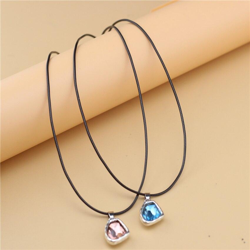 Анслоу (2pcs / Set) Новая мода ретро кулон многослойная веревка короткое колье колье вечерние шармы ювелирные аксессуары AN00012