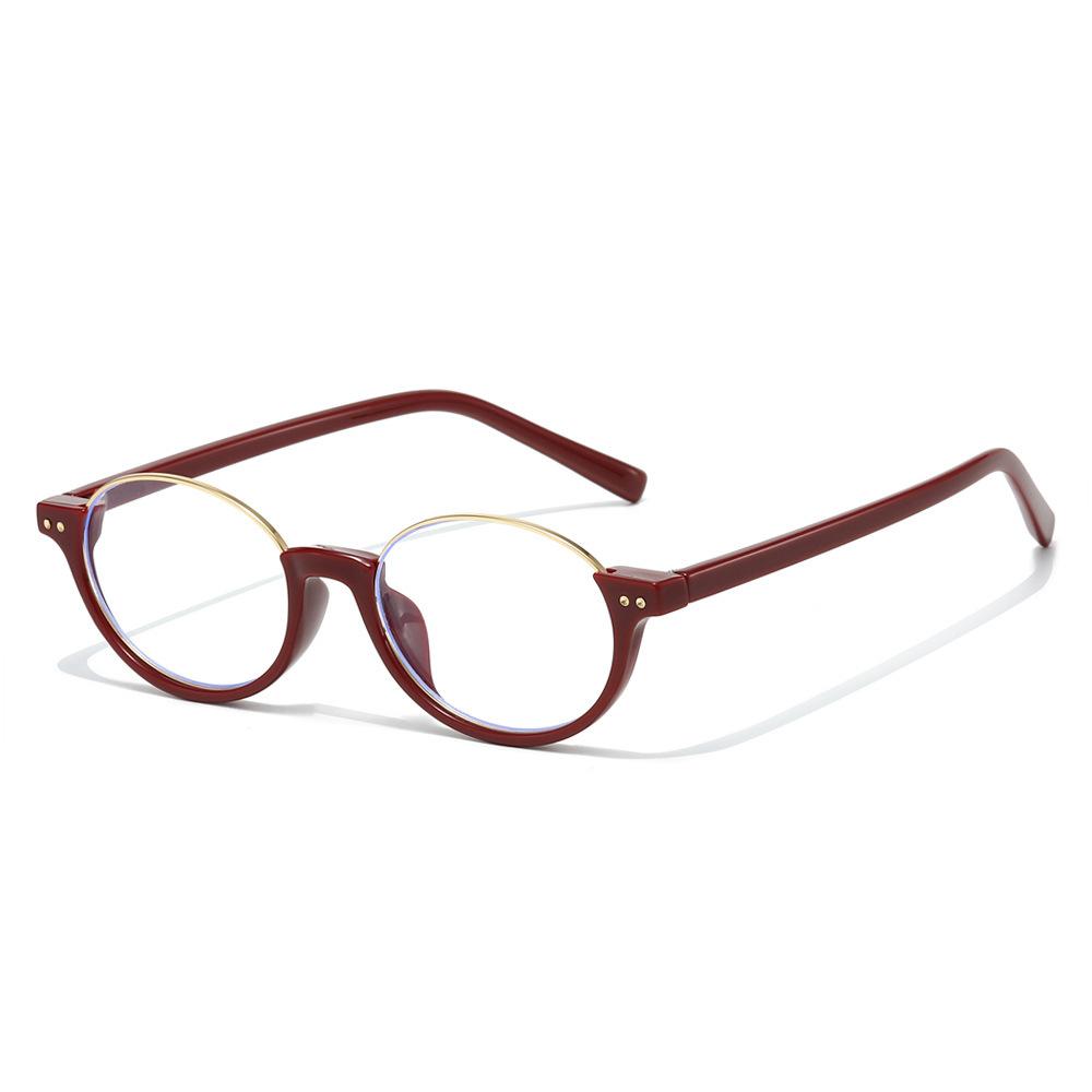 New retro oval fashion sunglasses women's high-end fashion glasses UV-proof sunglasses