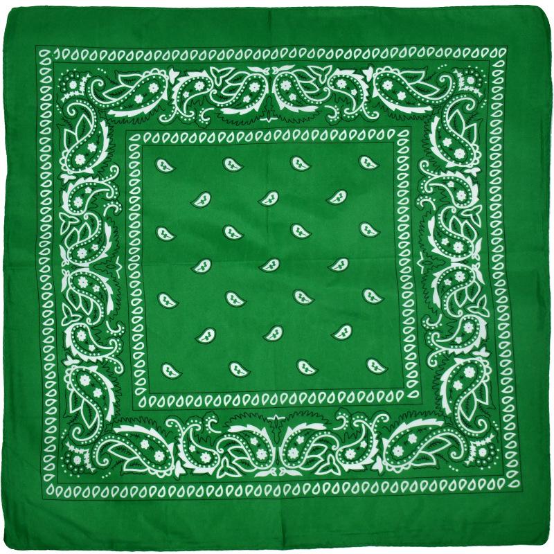 Модная хип-хоп бандана, уличная унисекс черная повязка для волос, шейный платок, головной убор, напульсники, головные квадратные платки с принтом, носовой платок