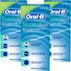 Oral-B Super Dental Floss Mint Flavor, 3 Pieces, 50 Pieces