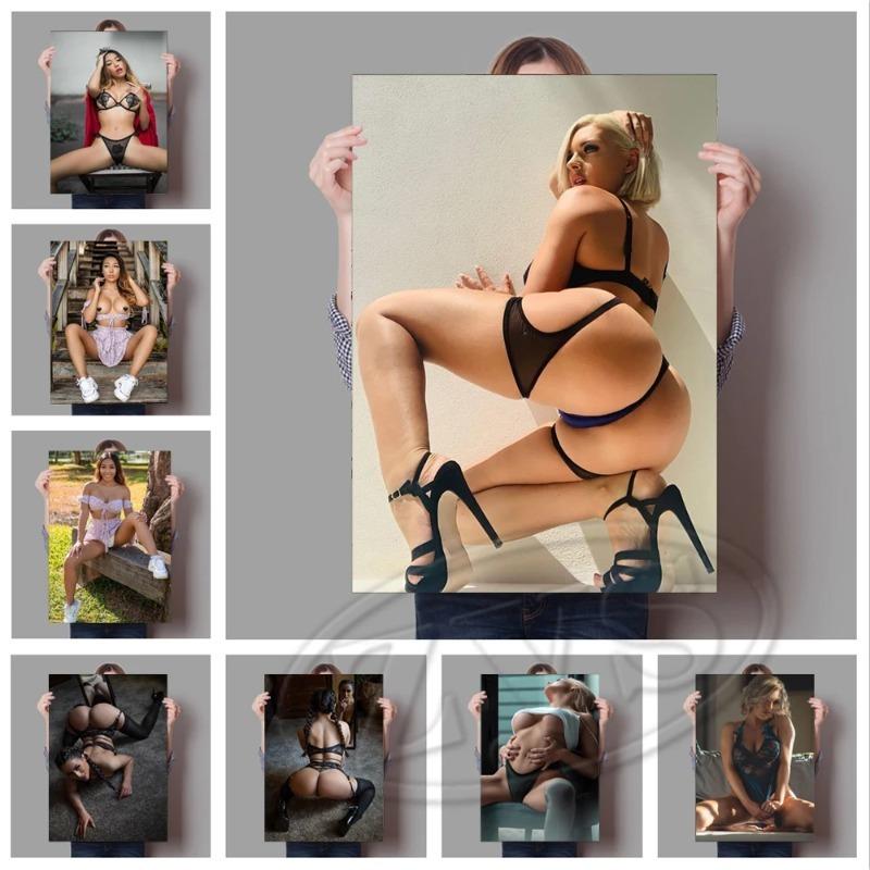 Nude Sexy Girl Canvas Painting Woman Home Decor Character Pictures Modern Printed Minimalist Poster For Living Room Wall Art