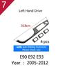 Carbon Fiber Gear Shift Panel Trim Sticker for BMW 3 Series E90 E92 E93 2005-2012 Car Inner Center Control Decorative Accessory