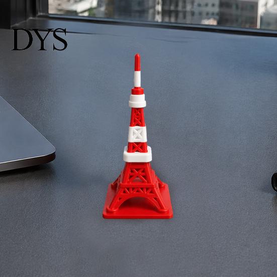 Modern Desk Decor 3D Printed Tokyo Skytree Figurine, Mini Landmark Building PLA Plastic Collectibles Decor, Creative Architectural Ornament