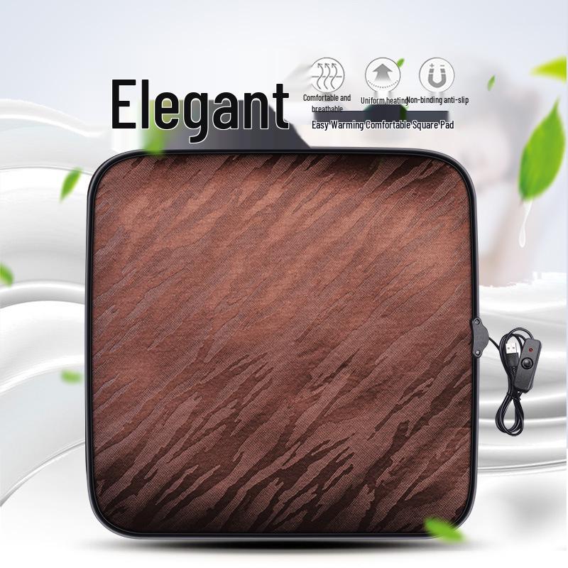 X005 Универсальная USB подушка с подогревом для автомобильного, диванного или офисного кресла - Электрический зимний обогреватель