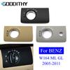 W164 Dashboard Front Head Lamp Cover Headlight Switch Button Panel Trim Replacement For Benz ML GL 300 350 450 500