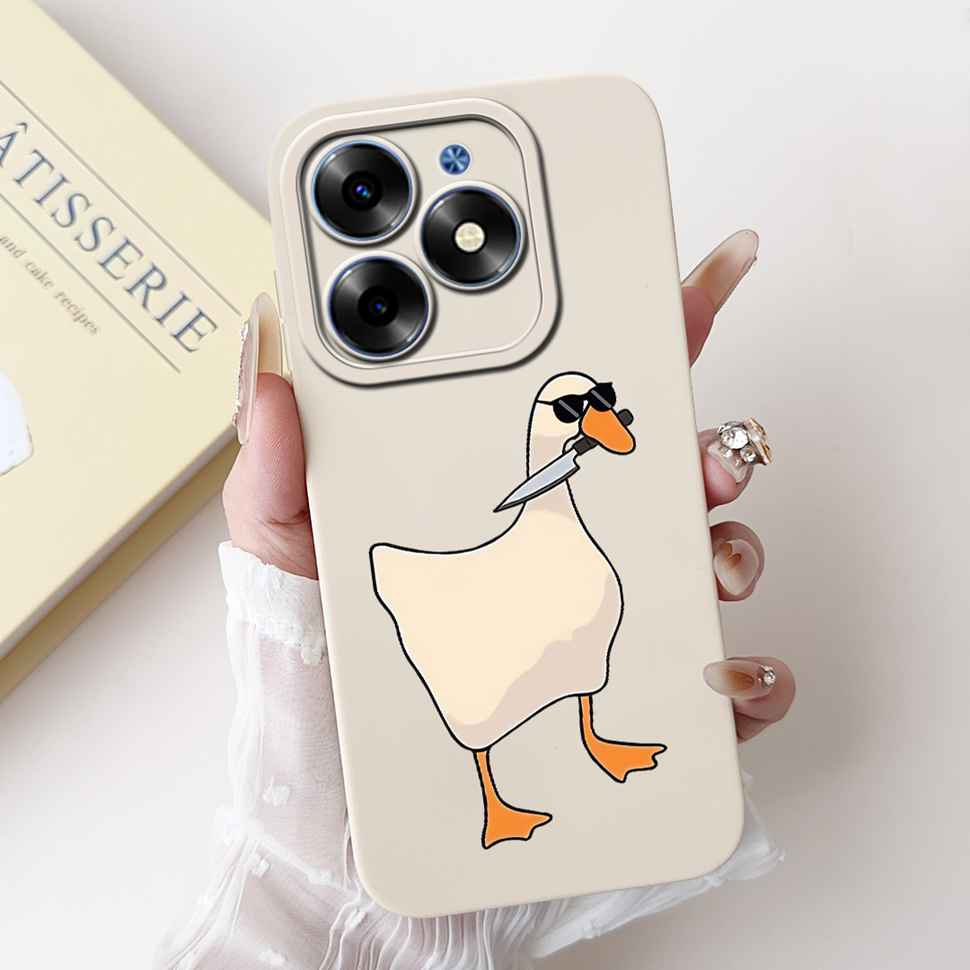 Silicone Casing For Tecno Spark Go 2024 BG6 Cases Soft Shell New Fashion Animal Phone Cover For Tecno SparkGo 2024 Bumper