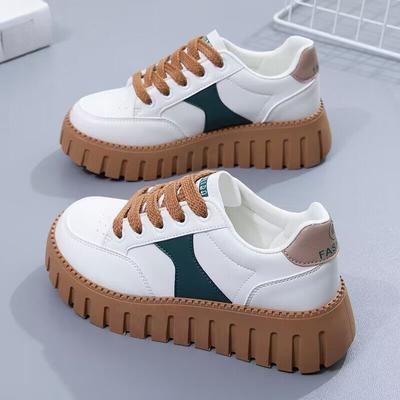Повседневная обувь для женщин Весна и осень Новые студенческие кроссовки на нескользящей платформе Удобные износостойкие кроссовки Удобные нишевые кроссовки