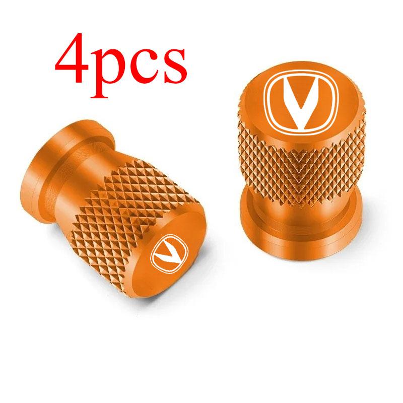 AAXU1 CS35 Plus CS55 PLUS CS75 PLUS Eado UNI-T UNI-K 2025 For Changan Car Accessories 4pcs Aluminum Car Wheel Tire Valve Cap Covers