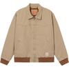 Levis Workwear Casual Loose Fashion Long Sleeve Denim Jacket Men Jackets Light-Brown A8583-0004