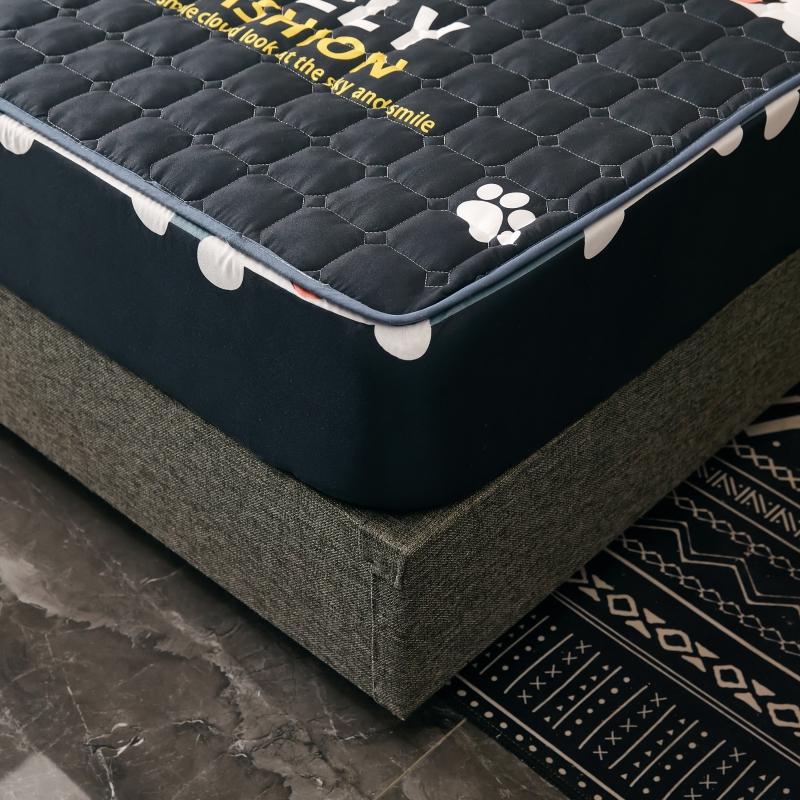 Наматрасник Моющаяся простыня на подкладке Простые покрывала Дышащий стеганый наматрасник (Без наволочки)