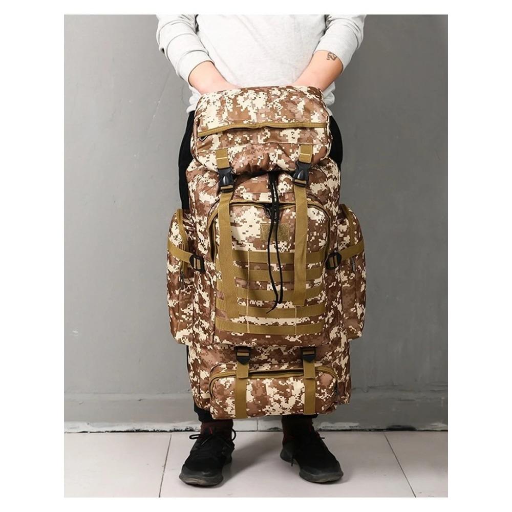 80L/100L Альпинистская сумка Climb Bag Tactical Backpacks Большой рюкзак для походов на открытом воздухе Кемпинг Дорожные сумки