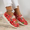 Comfortable Round Toe Fashionable Casual Lightweight Flat Shoes  Spring and Autumn New Style Printed Flat Shoes for Women