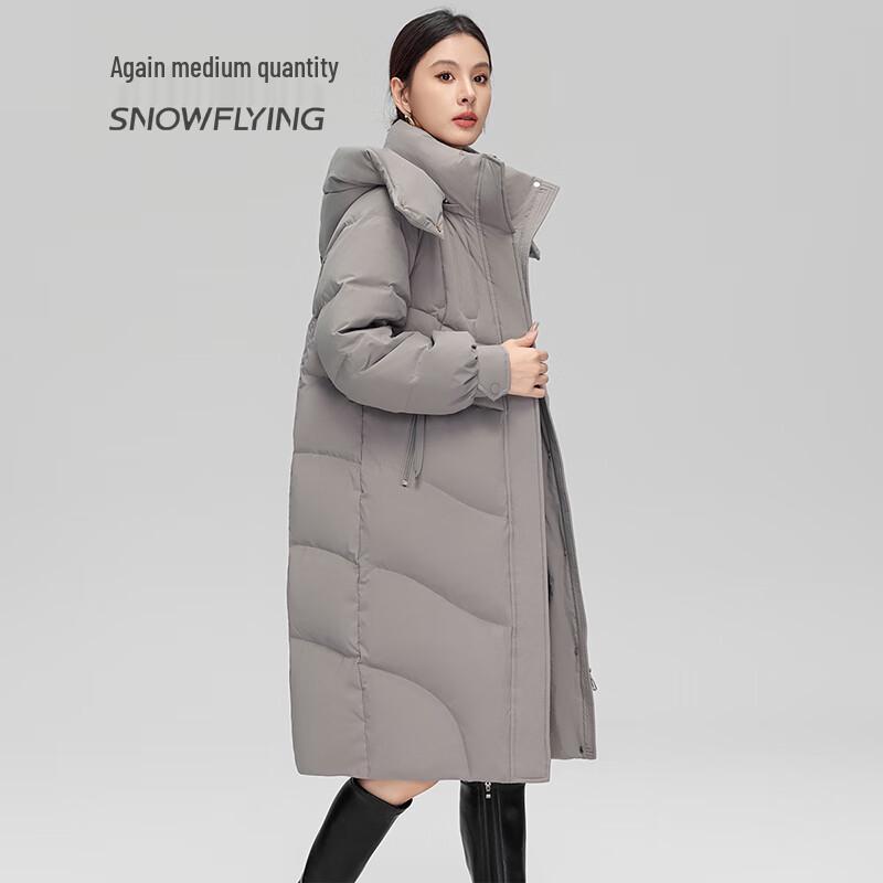 SNOWFLYING Women's Long Warm Down Puffer Coat