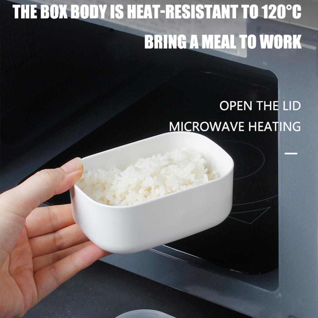 Контейнер для хранения продуктов Крупный рис Коробка для свежего хранения Ланч-боксы Мясо Овощи Фрукты Кухня Микроволновая печь Школа