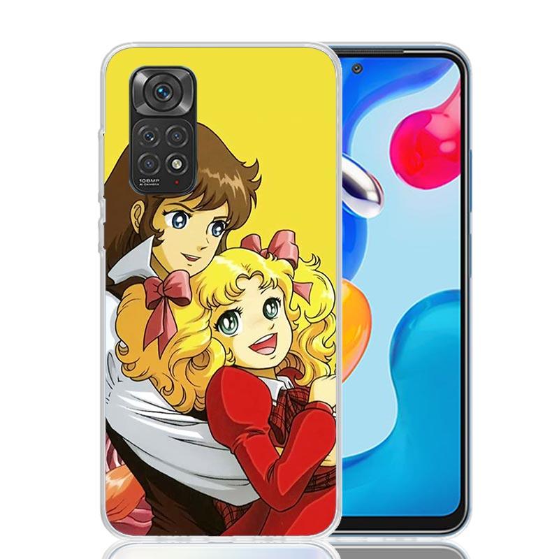 Аниме Конфетный Чехол Для Телефона Для Xiaomi Redmi Note 15 14 13 12S 12 Pro Plus 11S 11E 11 11T 10S 10 Арт Мягкий Чехол С Узором Redmi Note 14