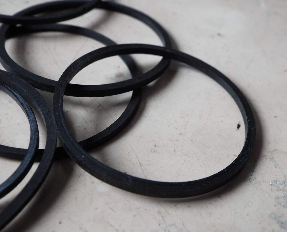 Ремонт резинового ремня диаметром приблизительно от 30 мм до 35 мм. Набор из 10 сменных ремней для DVD-дисков, кассетных магнитол, плееров, рекордеров. Прибл.