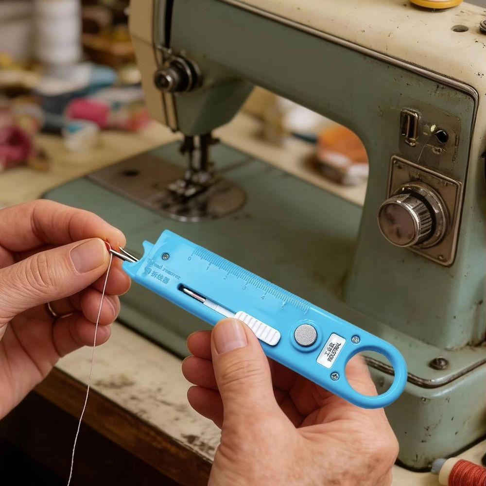 Handheld Sewing Tool Multifunctional Quick Threading Tool Automatic Needle Threader DIY Embroidery